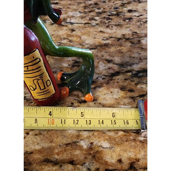 Firefighter Frog With Hose Figurine - Picture 5 of 6